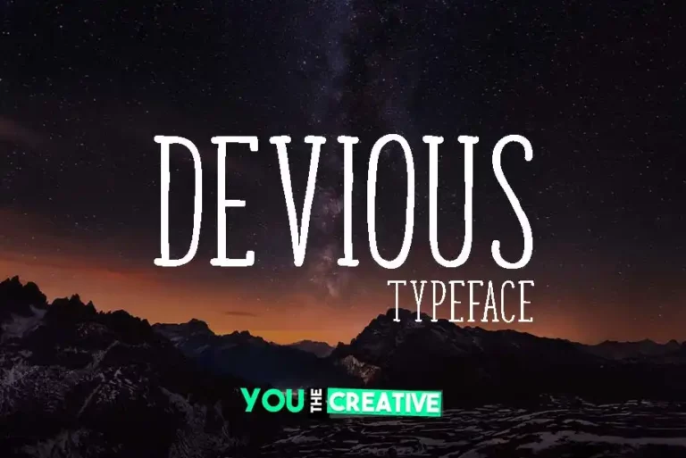 download devious font for projects