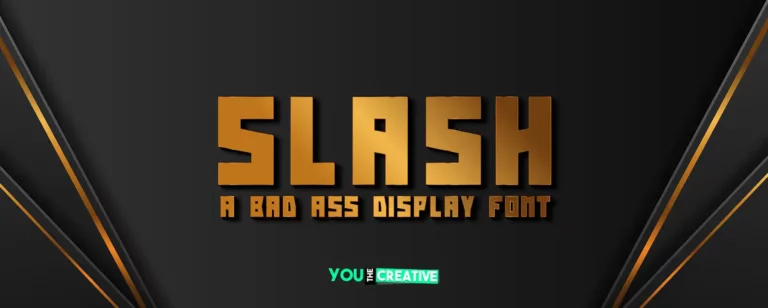 Get free Slash font