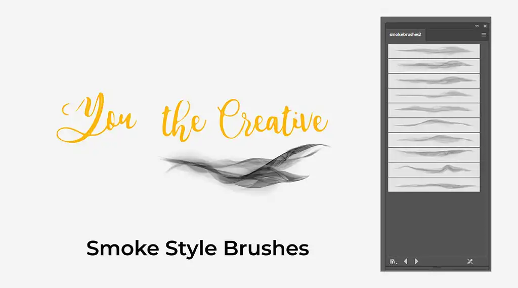 features of smoke style brushes for adobe illustrator