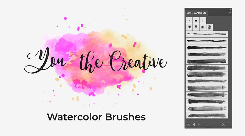 features of watercolor brushes for adobe illustrator