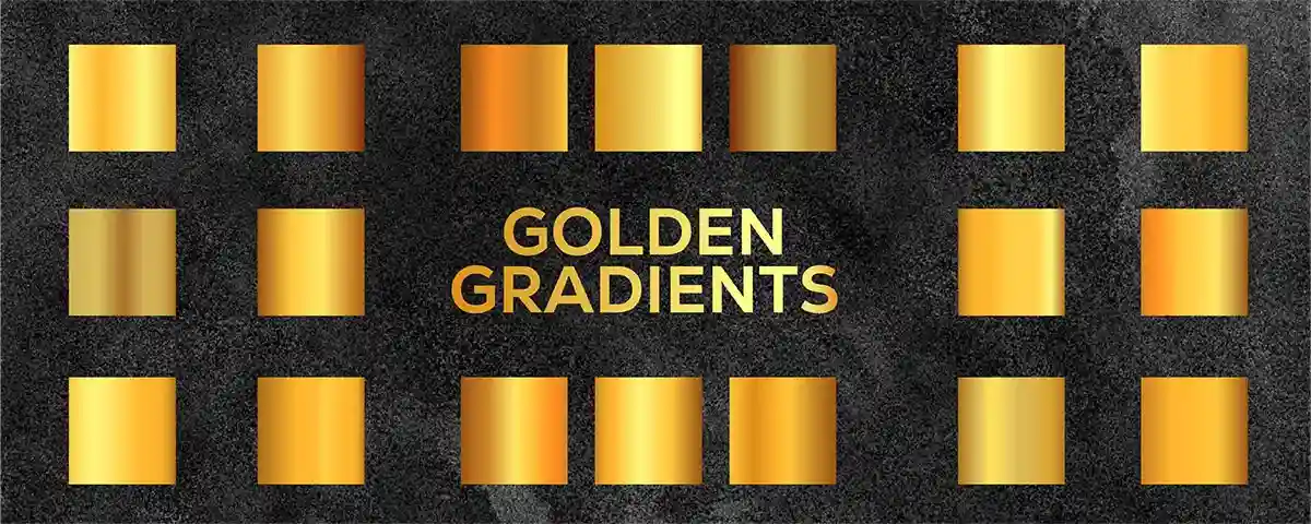 how to use gold gradients photoshop
