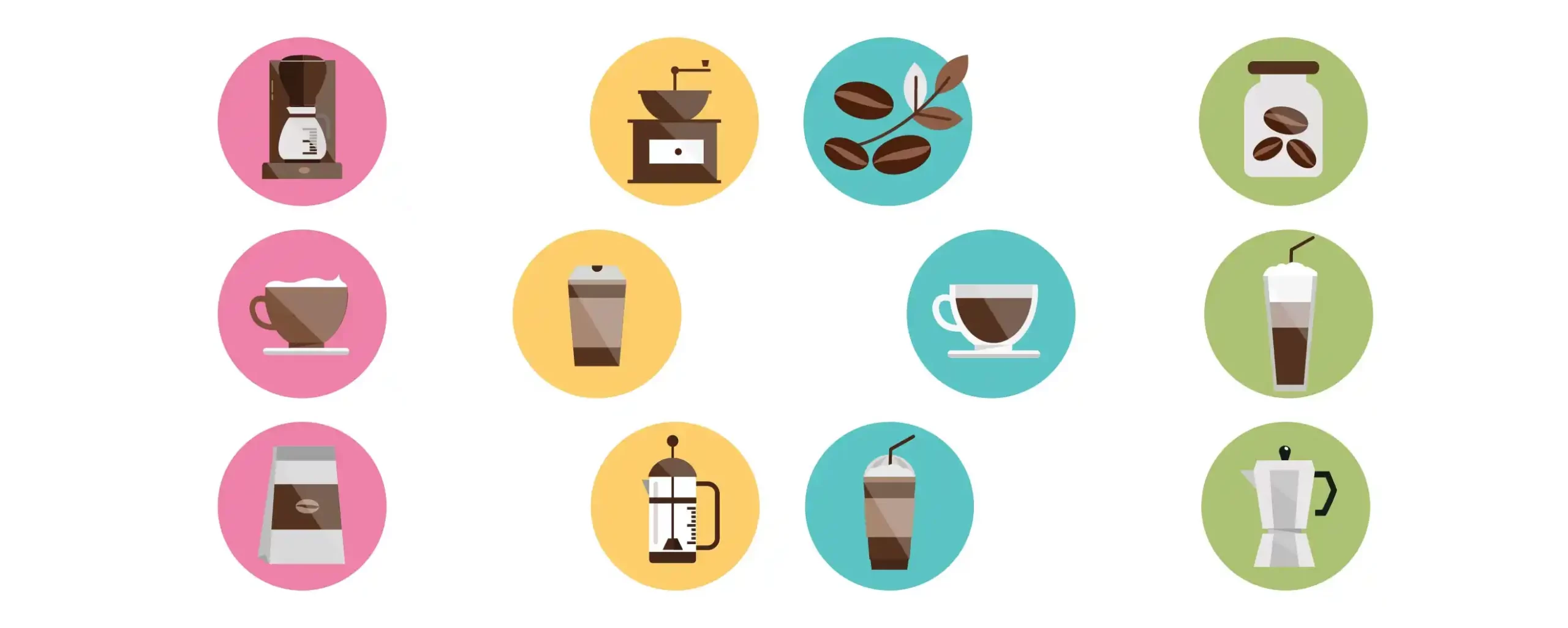 Coffee icons 
