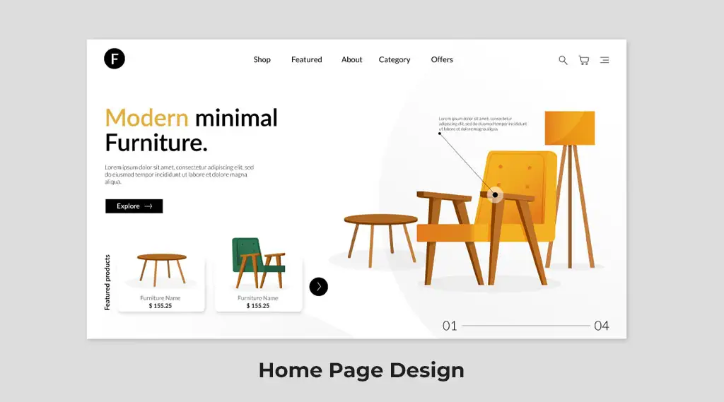 how to design home page of a blog