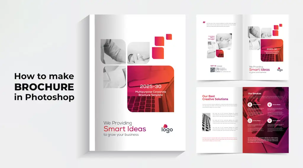learn to make a Brochure in photoshop 